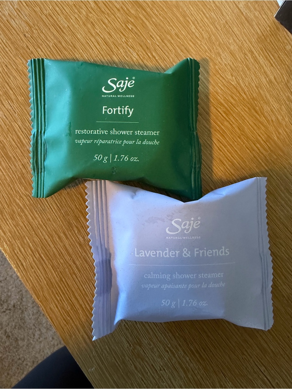 Saje shower steamers